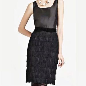 Kate Spade New York retro silk velvet fringe dress 2